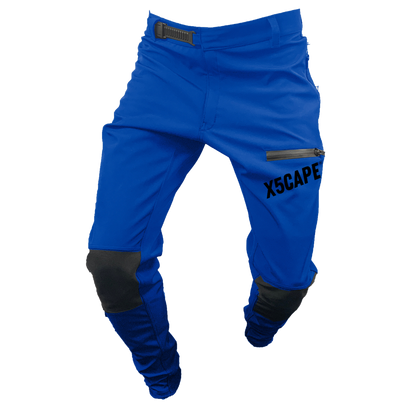 X5CAPE Rebellion Custom Logo MTB Trail Pants - Royal Blue-x5Cape Mountain Bike Pants