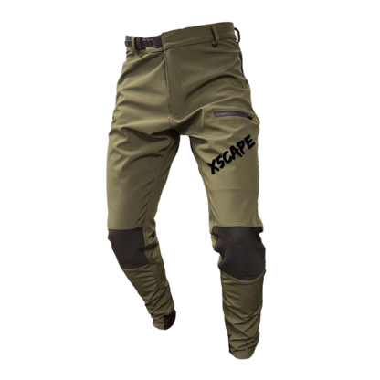 X5CAPE Rebellion Custom Logo MTB Trail Pants - Khaki Green