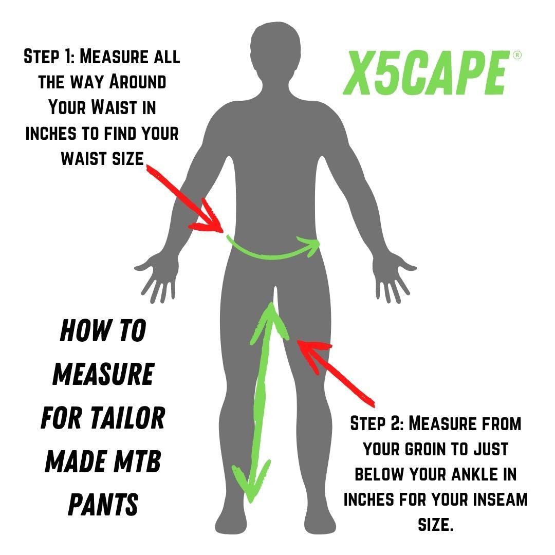 X5CAPE Custom Logo MTB Trail Pants - TAILOR MADE-x5Cape