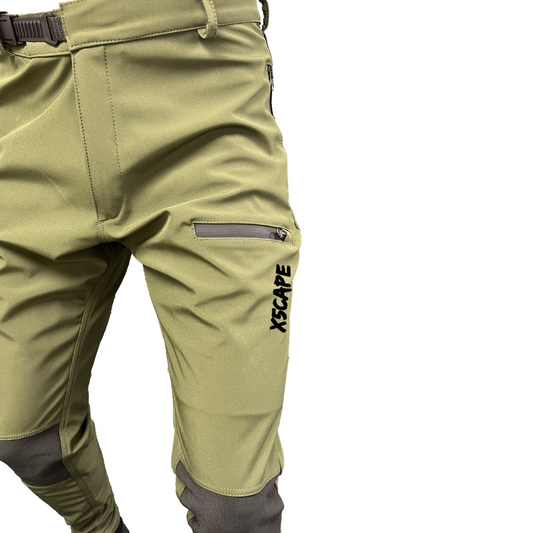 X5CAPE Rebellion MTB Trail Pants - Khaki Green