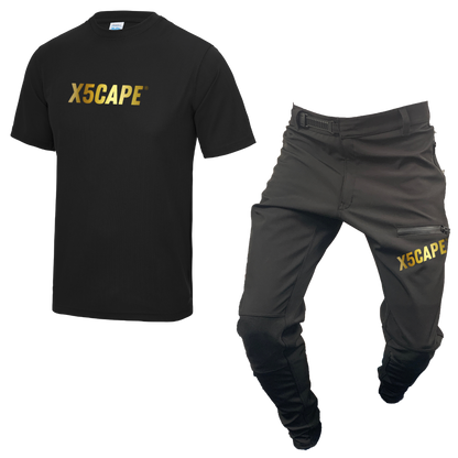 X5CAPE Rebellion Youth 24K Short Sleeve Mountain Bike Race Kit-x5Cape Mountain Bike Pants