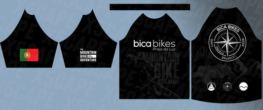 Bica Bikes Black Custom AOP Jersey