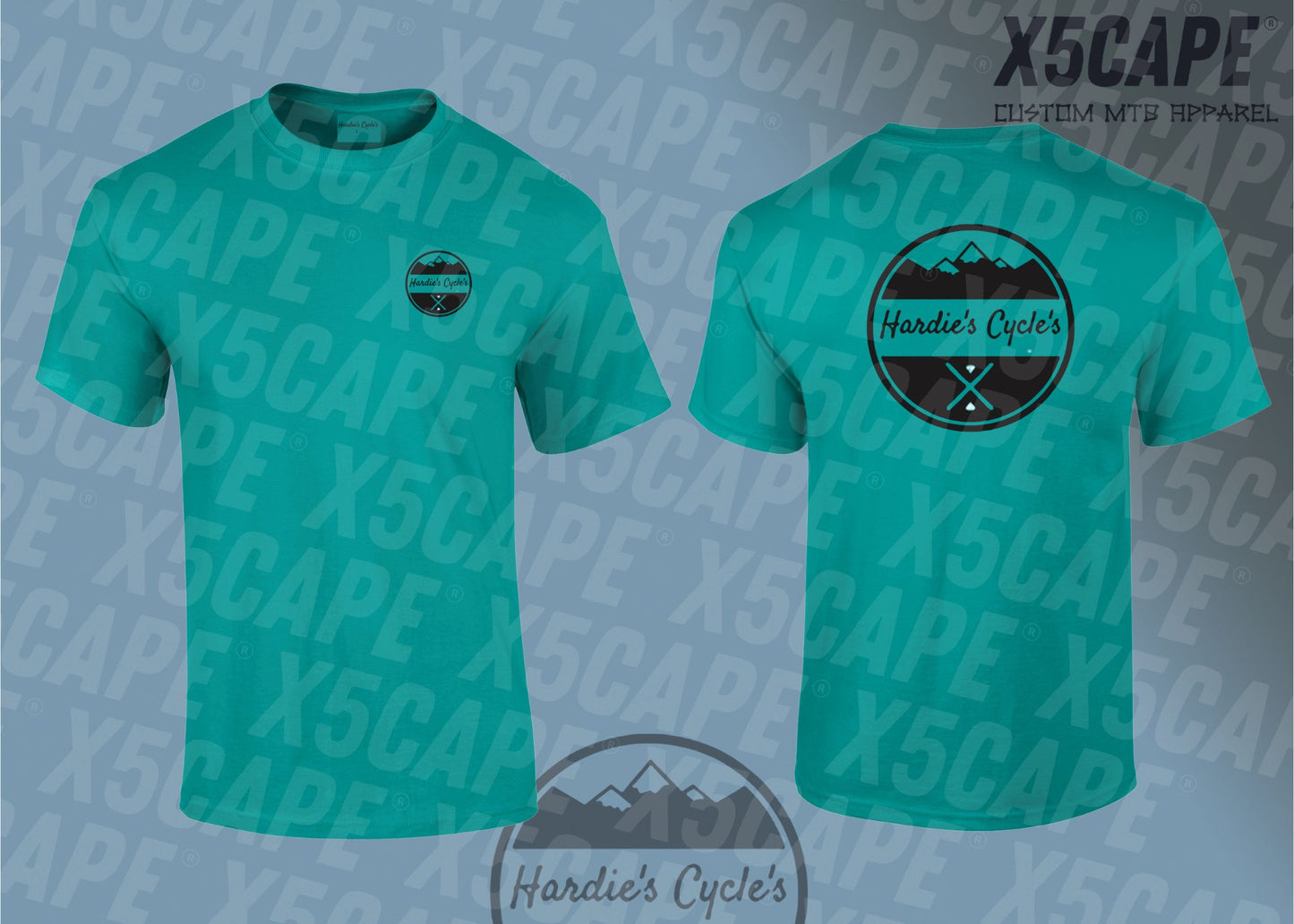 Hardie's Cycle's Custom T-shirts 2024 - All Colours