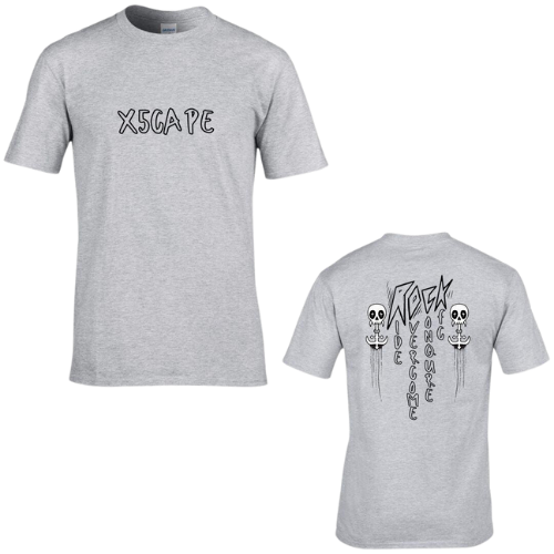 X5CAPE Rock T-Shirt - Grey