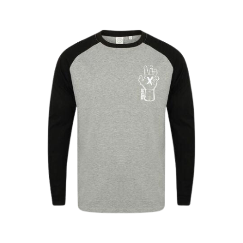 X5CAPE Customisable Skate Long Sleeve - Black & Grey