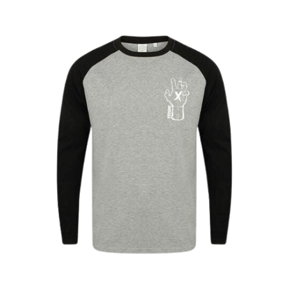 X5CAPE Customisable Skate Long Sleeve - Black & Grey