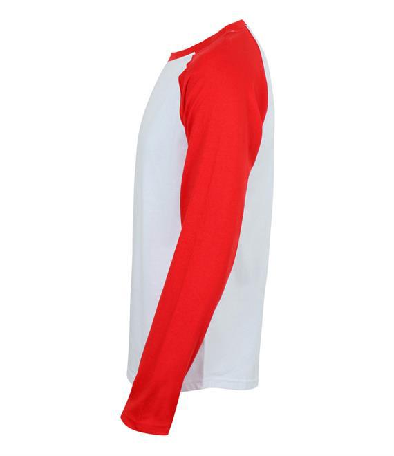 X5CAPE Customisable Skate Long Sleeve - Red & White-x5Cape