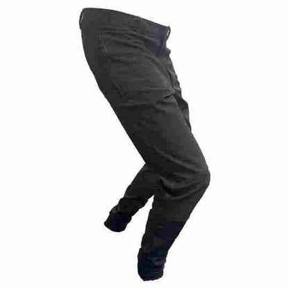 X5CAPE MTB Trail Pants - W40L32, White Paint Logo-x5Cape
